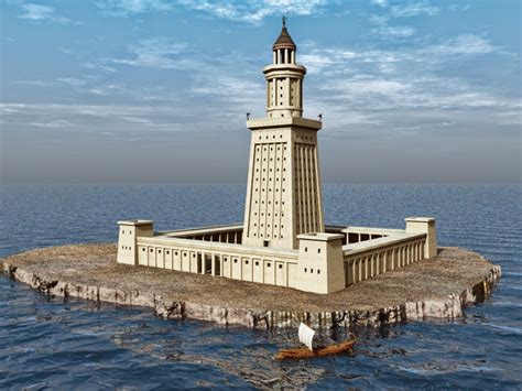 ancient lighthouse of alexandria.